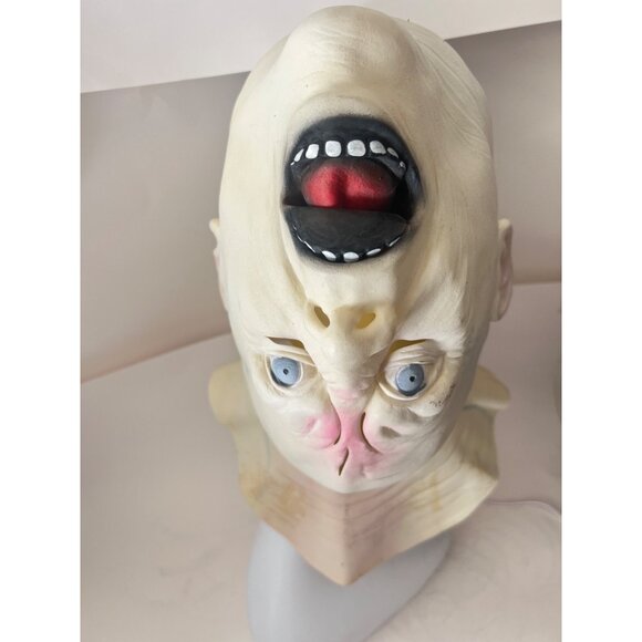 Latex Mask Upside Down Monster Mask Halloween Latex Mask - Picture 5 of 9